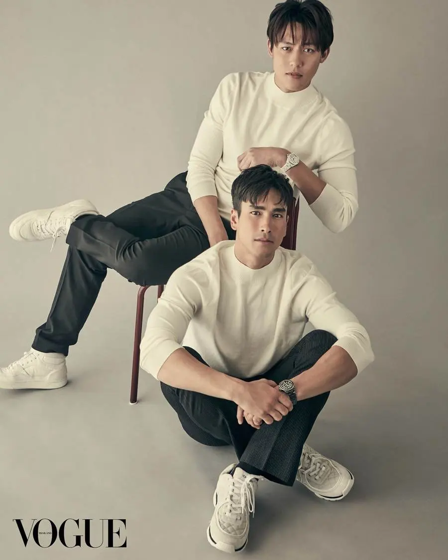 หมาก-ปริญ & ณเดชน์ คูกิมิยะ @ VOGUE Thailand July 2023