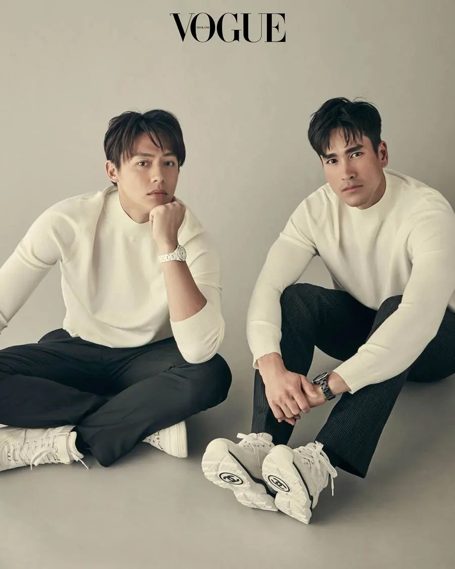 หมาก-ปริญ & ณเดชน์ คูกิมิยะ @ VOGUE Thailand July 2023