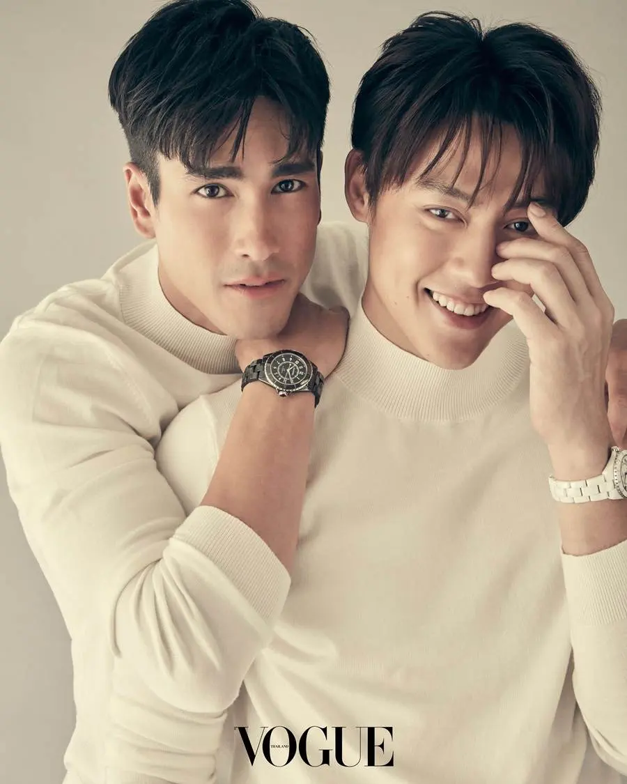 หมาก-ปริญ & ณเดชน์ คูกิมิยะ @ VOGUE Thailand July 2023