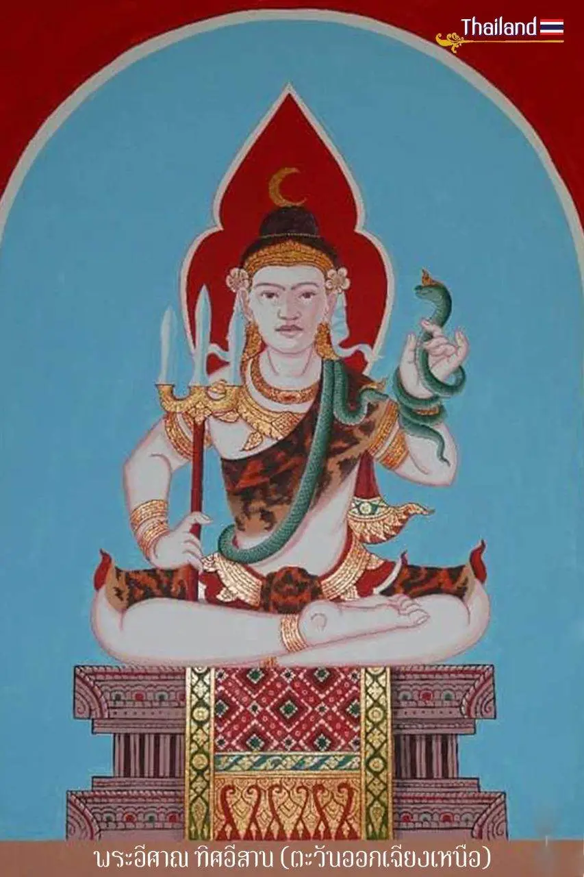 THAILAND 🇹🇭 | Aṣṭadikpāla 🔸 Traditional Thai painting