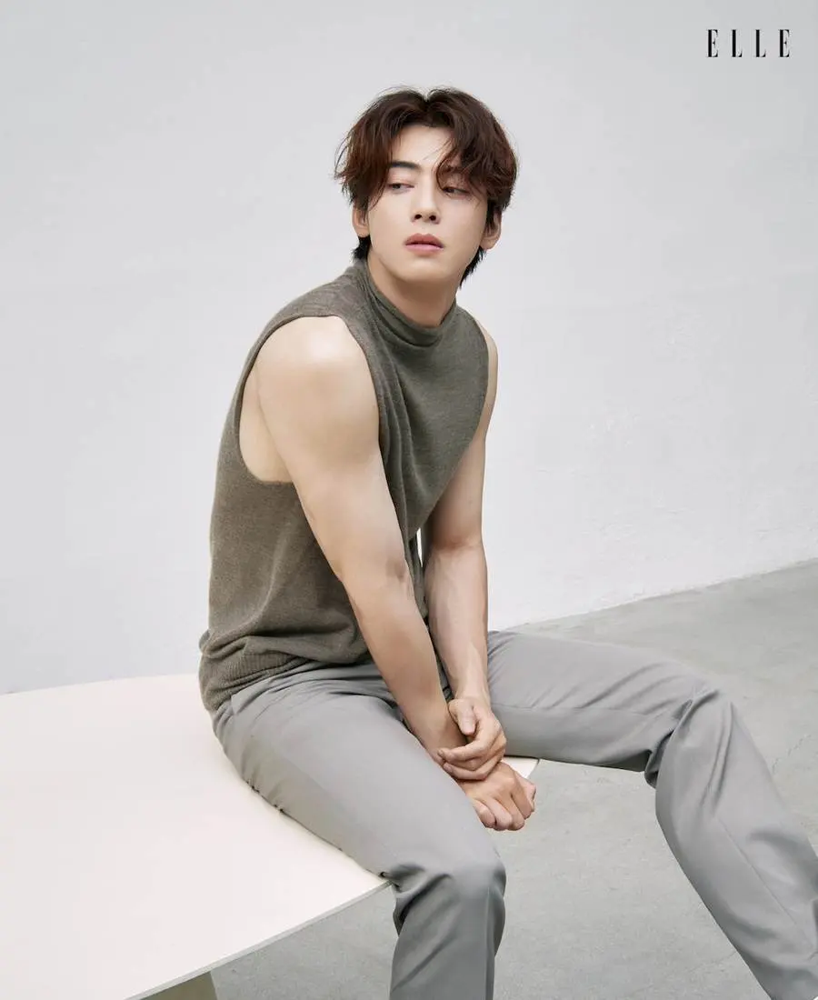 Cha Eun Woo @ ELLE Singapore July 2023