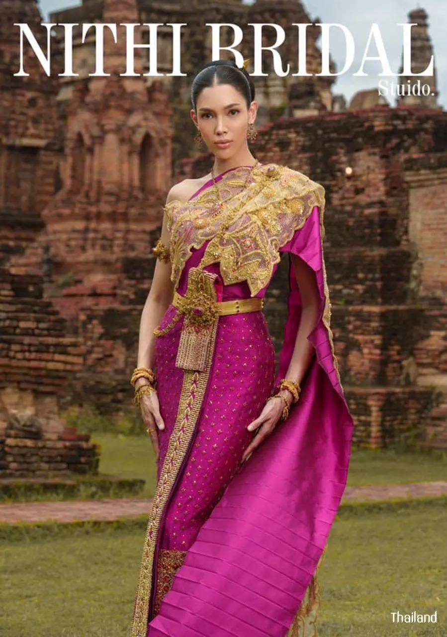 🇹🇭 THAILAND | THAI CHAKKRAPHAT DRESS ✦ Thai national costume