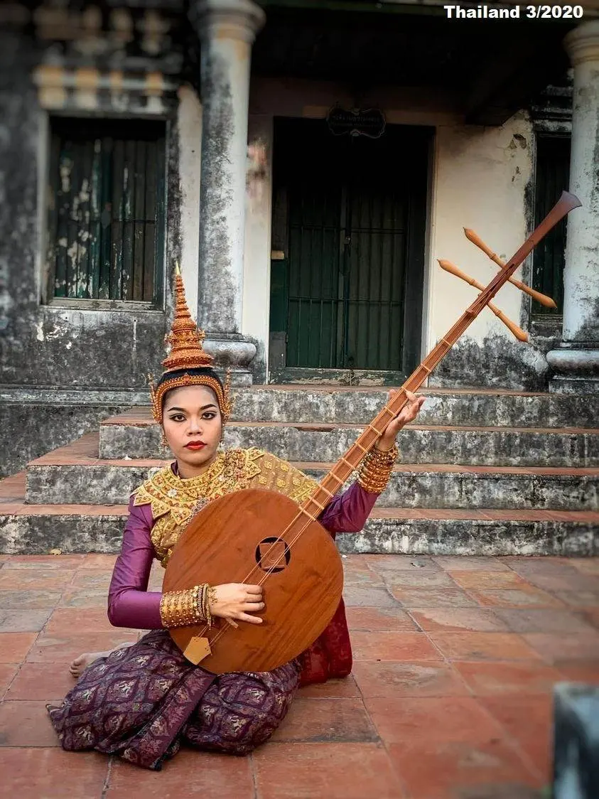 🇹🇭 THAILAND | "krachappi-กระจับปี่" Thai Musical Instrument 🔸