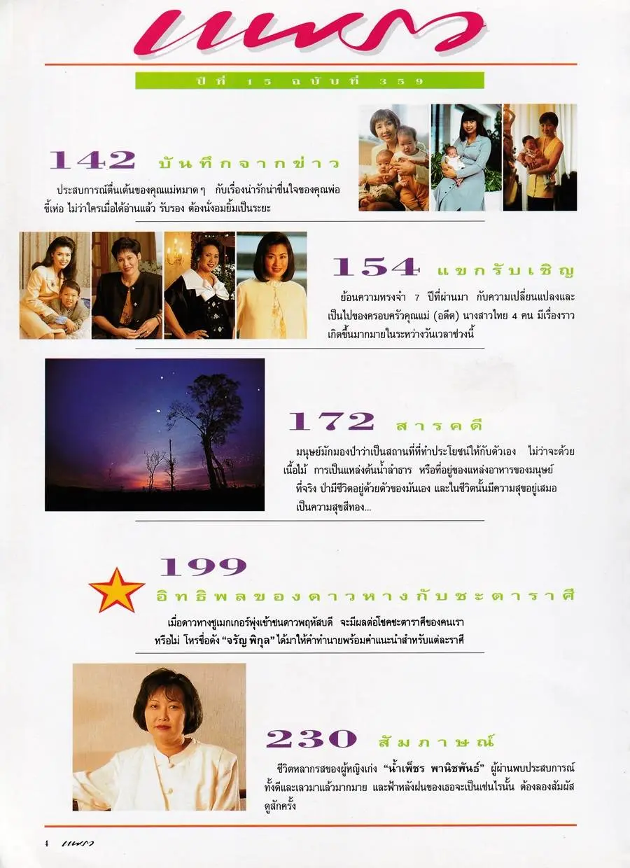 (วันวาน) นิตยสาร แพรว ปีที่ 15 ฉบับที่ 359 สิงหาคม 2537