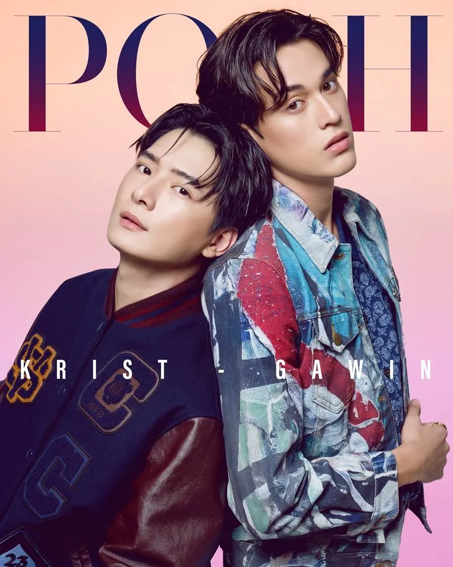 ฟลุ๊ค-กวิน แคสกี้ & คริส-พีรวัส @ POSH Magazine Thailand