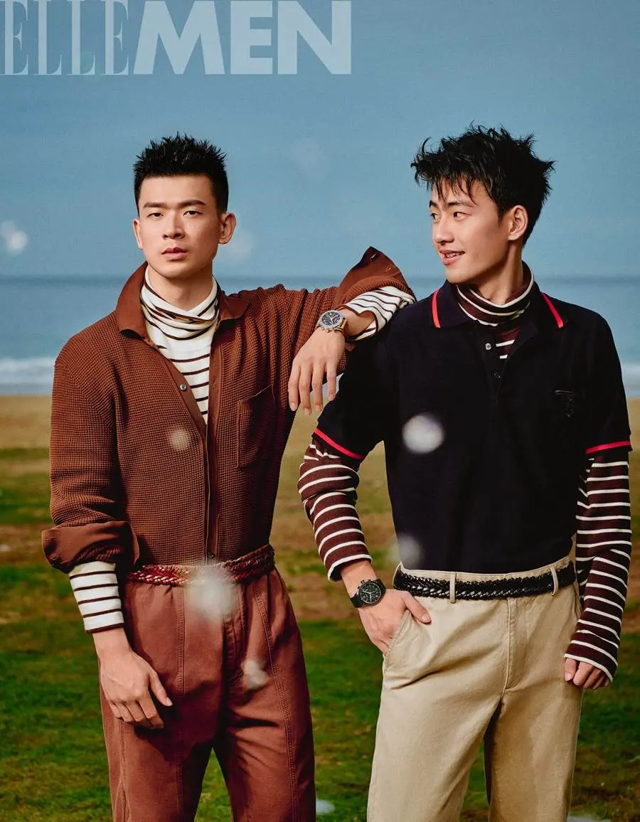 Zheng Siwei & Wang Chang @ ELLEMEN China August 2023