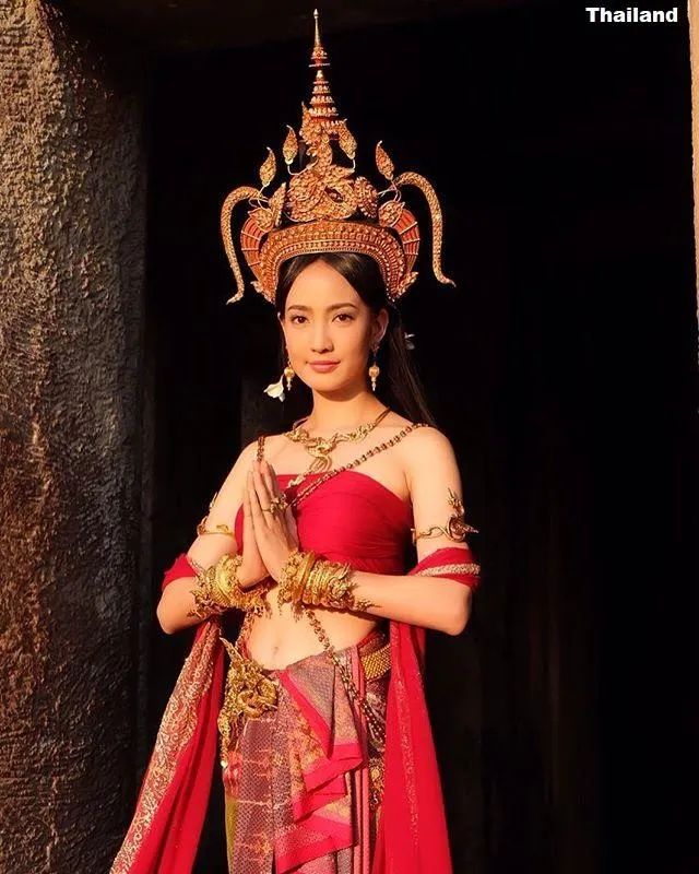 Taew Natapohn in Thai Apsara Costume 🇹🇭