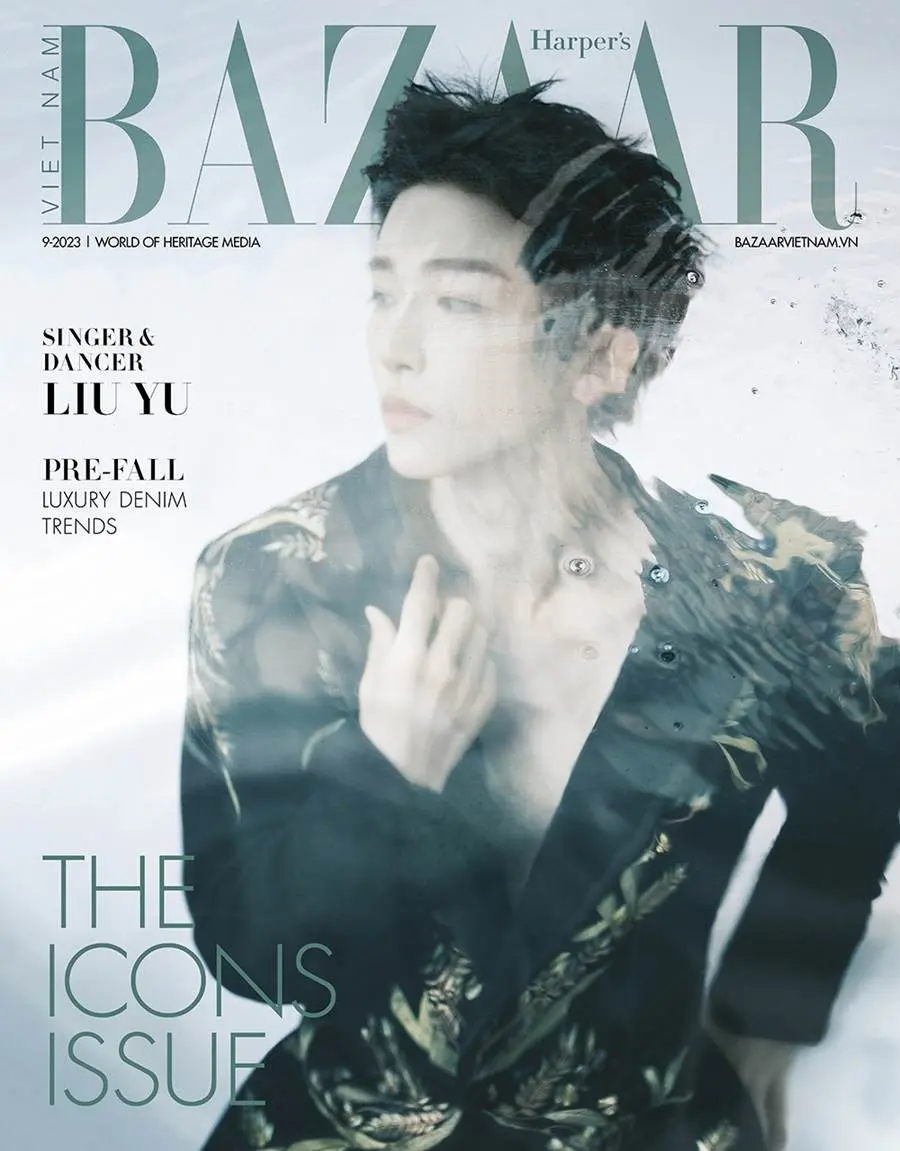 (INTO1) Liu Yu @ Harper's BAZAAR Vietnam September 2023