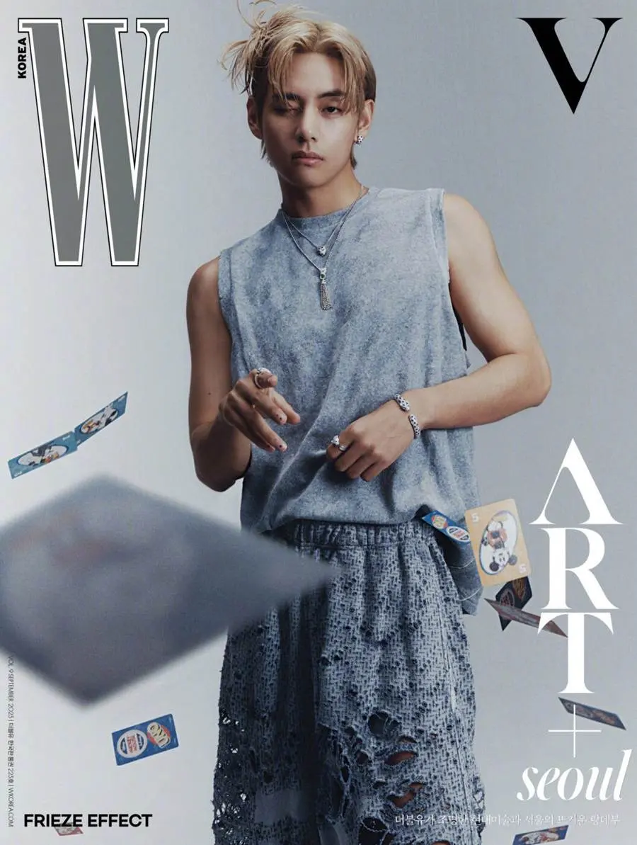 (BTS) V @ W Korea September 2023