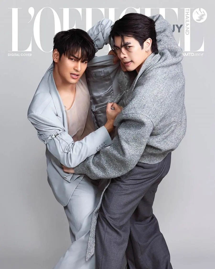 อาโป-ณัฐวิญญ์ & มาย-ภาคภูมิ @ L'Officiel Thailand September 2023