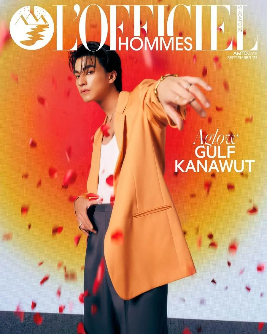 กลัฟ คณาวุฒิ @ L’Officiel Hommes Singapore September 2023