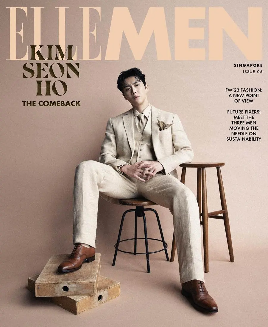 Kim Seon Ho @ ELLE MEN Singapore September 2023