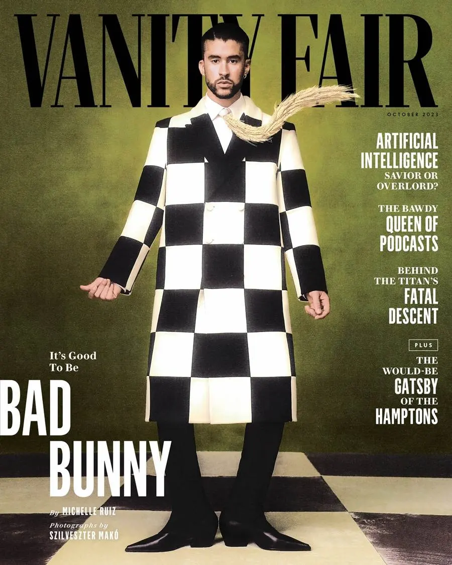 Bad Bunny @ Vanity Fair October 2023