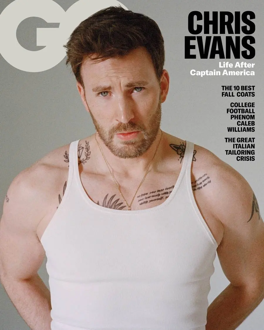 Chris Evans @ GQ US October 2023