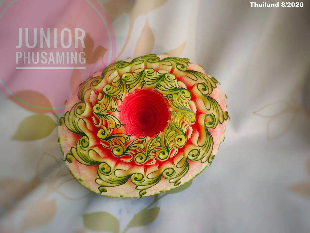 Thai Watermelon Carving 🇹🇭