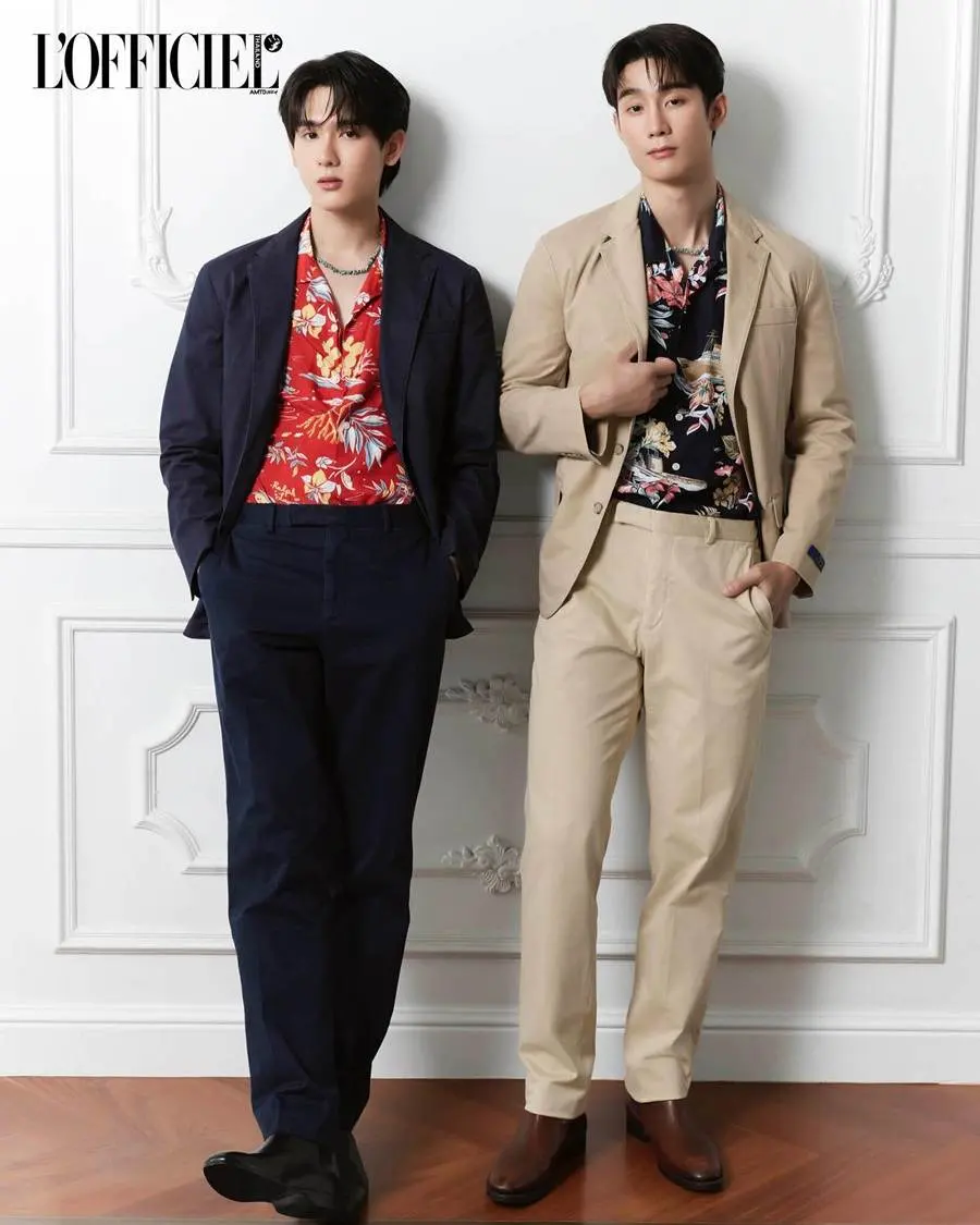 ฟอส-จิรัชพงศ์ & บุ๊ค-กษิดิ์เดช @ L'Officiel Plus Thailand September 2023