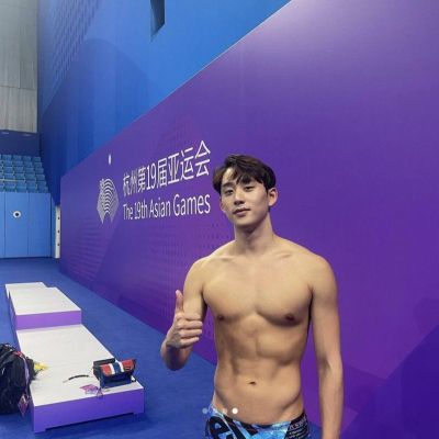 ฉลามเอส นักว่ายน้ำทีมไทย สุดหล่อ the 19th Asian Games  Hangzhou