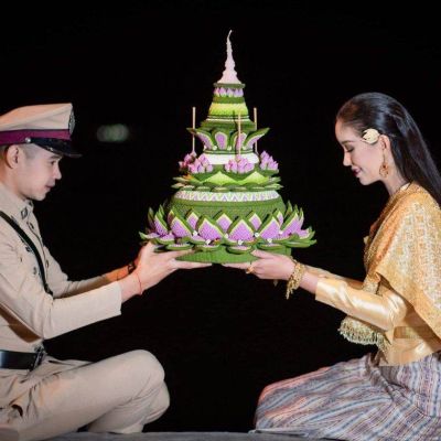 THAILAND 🇹🇭 | KRATHONG in LOY KRATHONG FESTIVA