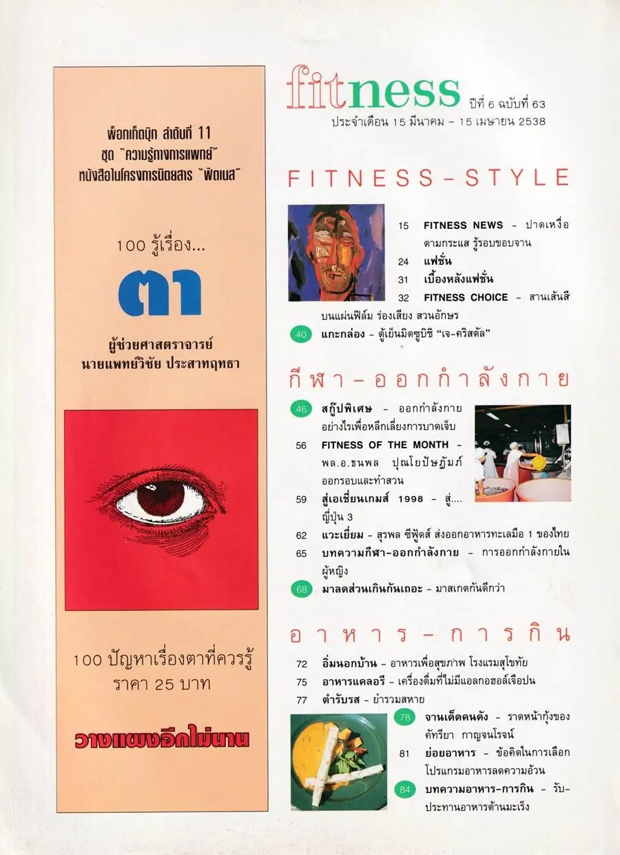 (วันวาน) หนุ่ม คงกระพัน @ Fitness vol.6 no.63 March-April 1995