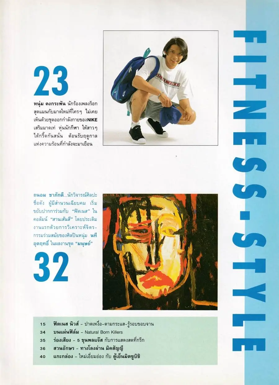 (วันวาน) หนุ่ม คงกระพัน @ Fitness vol.6 no.63 March-April 1995