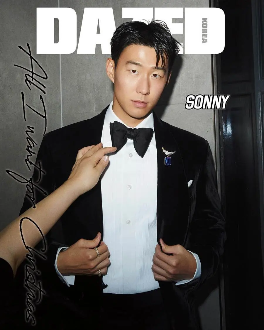 Son Heung min @ DAZED Korea December 2023