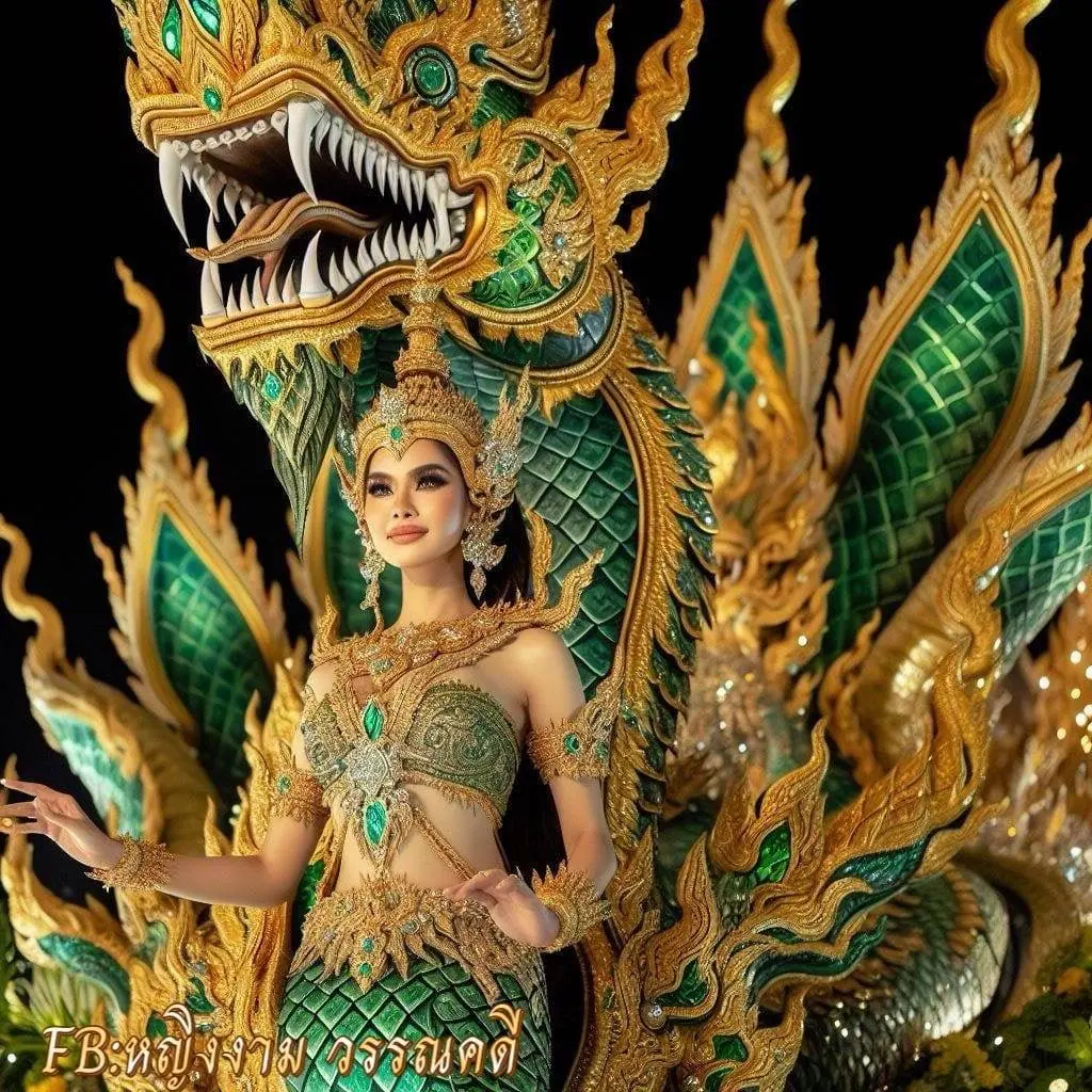THAILAND 🇹🇭 | Naga Lady: Gorgeous Thai Fantasy Costume