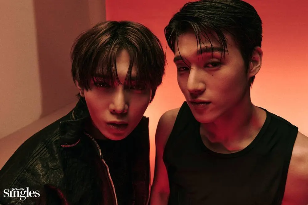 (ATEEZ) Yeosang, San & Wooyoung @ Singles Korea January 2024