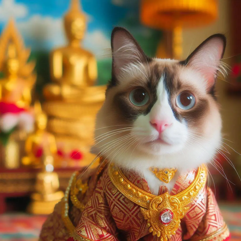THAILAND 🇹🇭 |  AI ART: Siamese cat