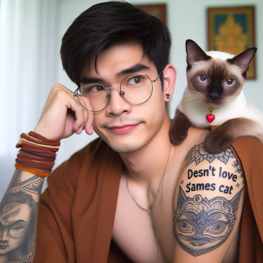 THAILAND 🇹🇭 | AI ART: Love Siamese cat