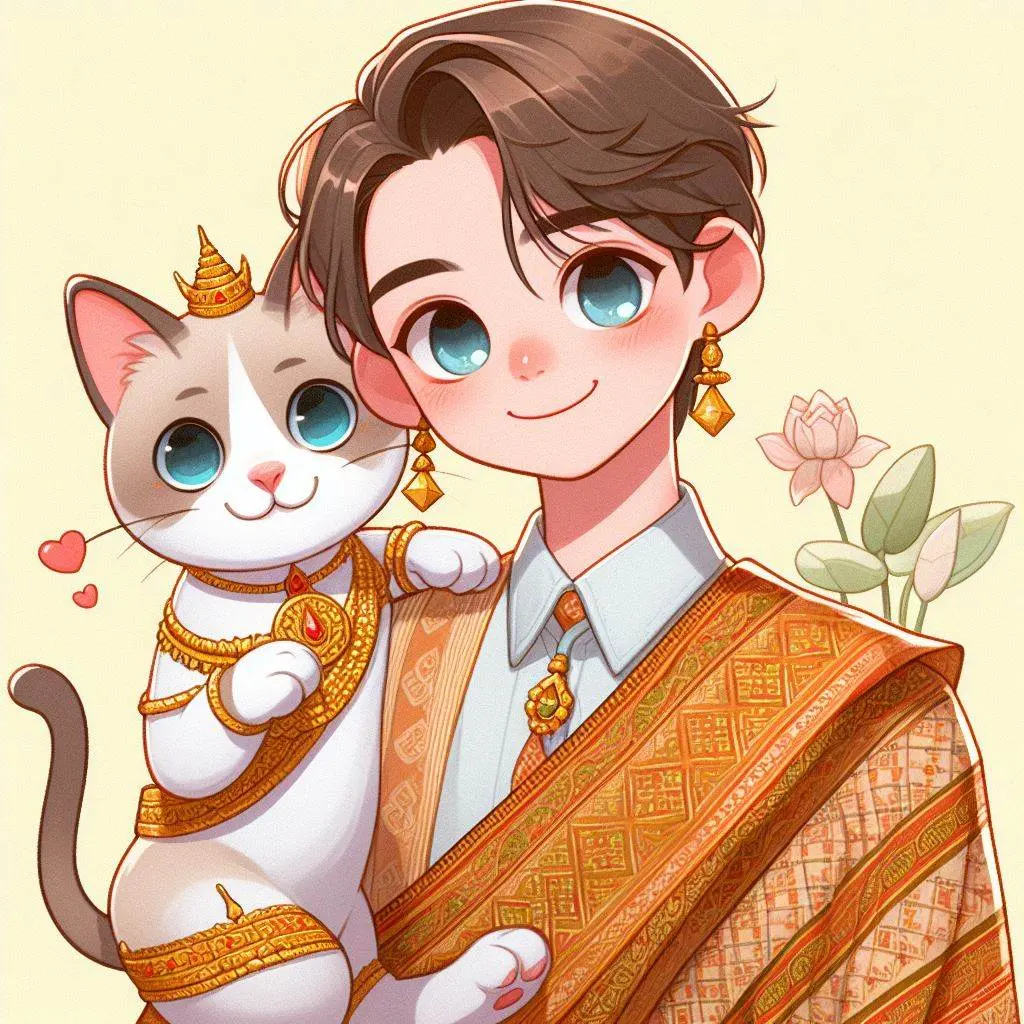 THAILAND 🇹🇭 | AI ART: Love Siamese cat