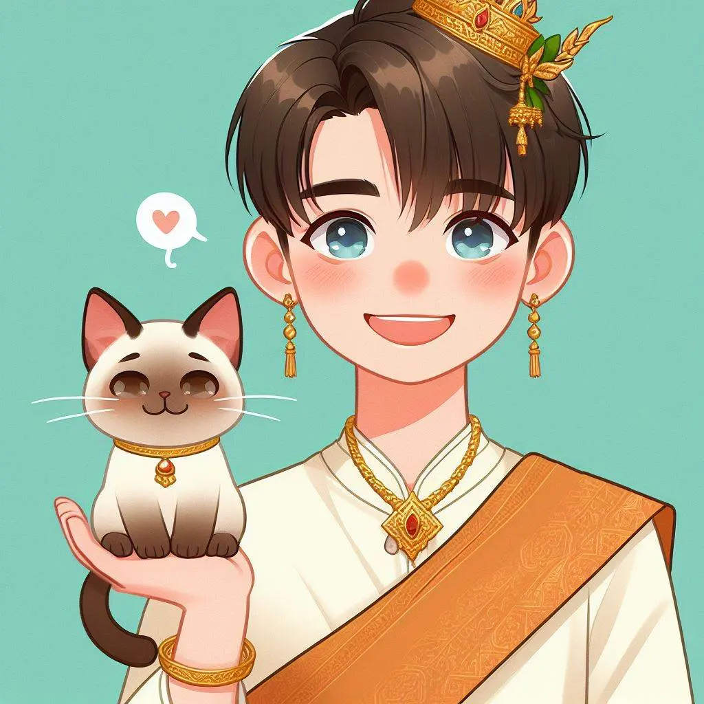 THAILAND 🇹🇭 | AI ART: Love Siamese cat