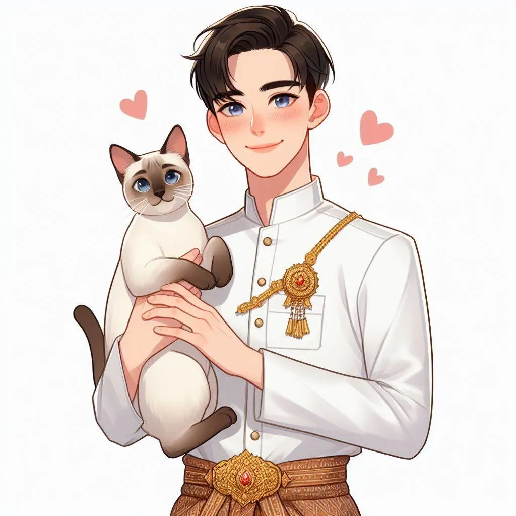 THAILAND 🇹🇭 | AI ART: Love Siamese cat