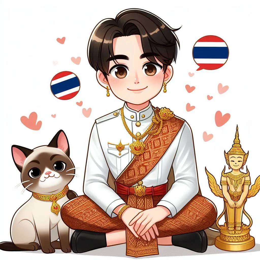 THAILAND 🇹🇭 | AI ART: Love Siamese cat