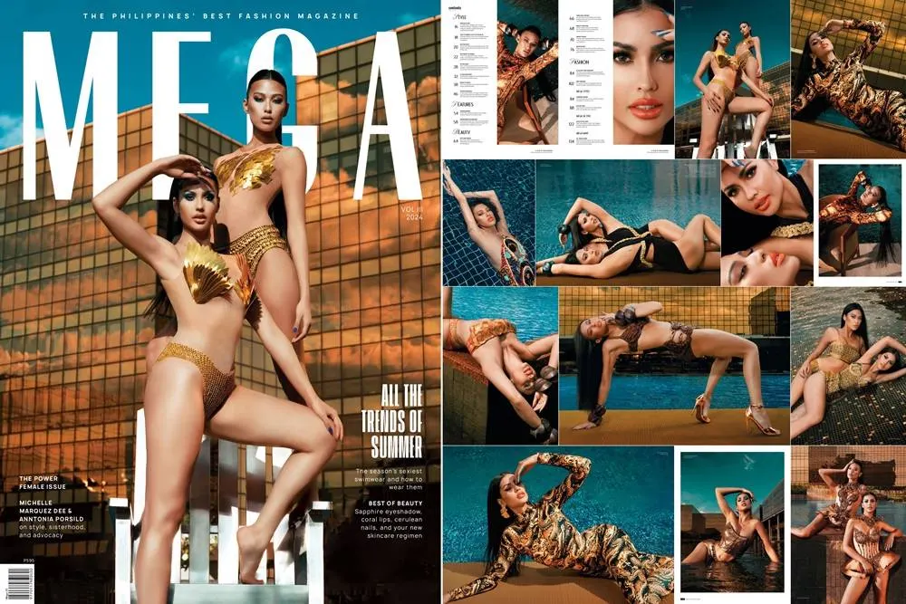 แอนโทเนีย โพชิ้ว & มิเชล ลี @ MEGA Magazine Phillipines March 2024