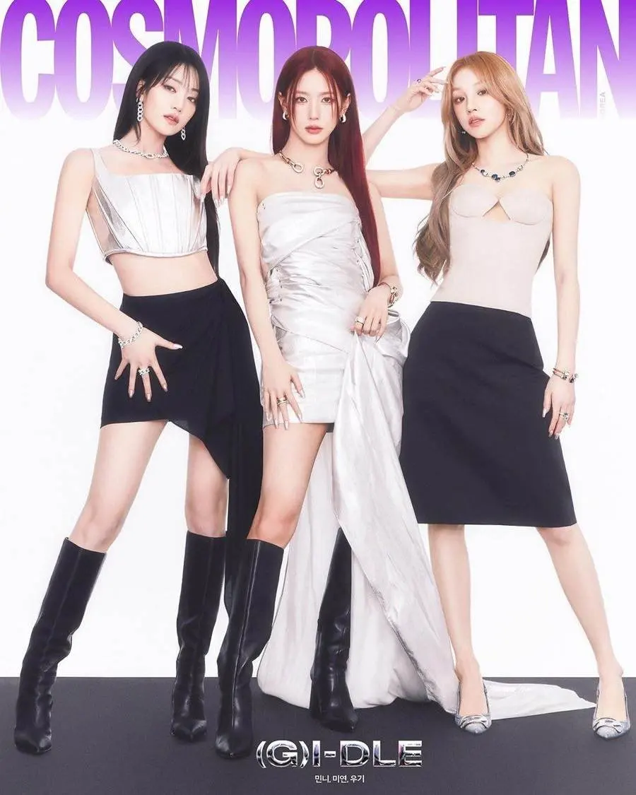(G)I-DLE Minnie, Miyeon & Yuqi @ Cosmopolitan Korea March 2024