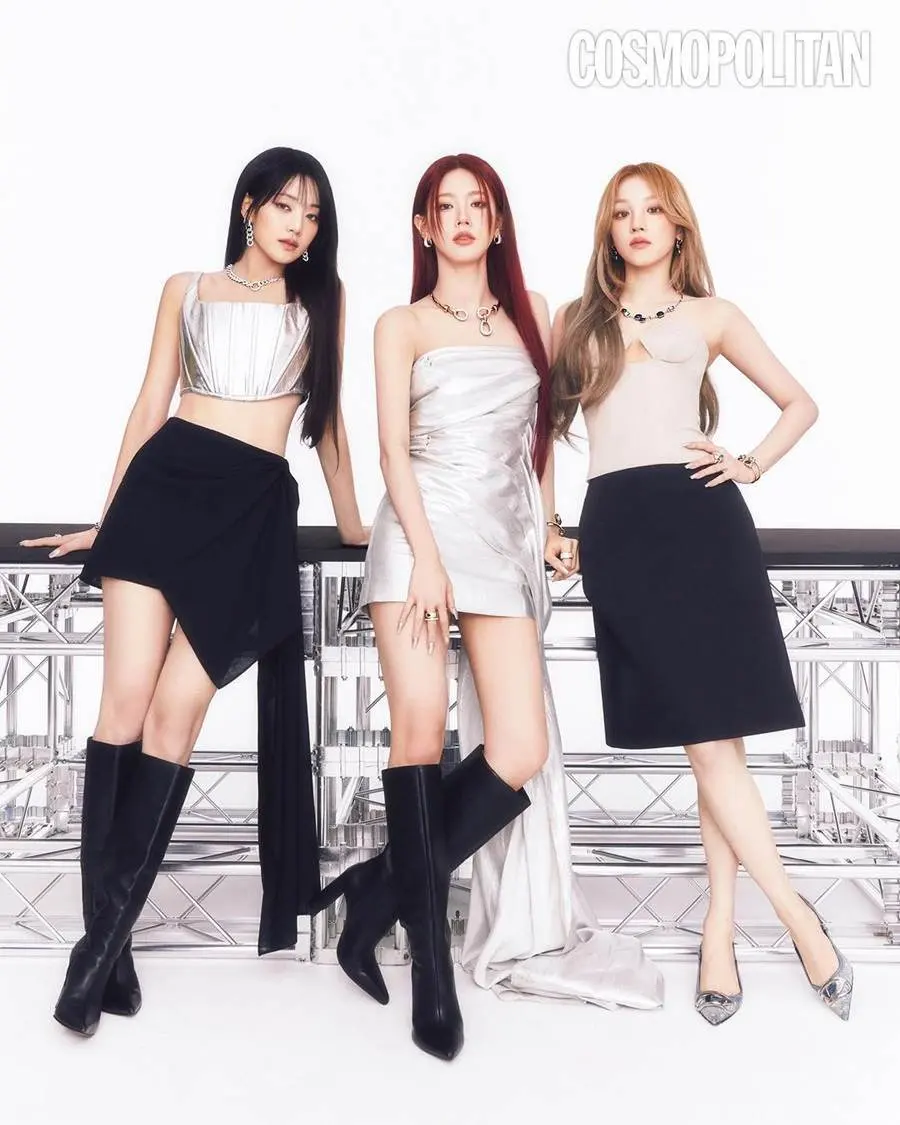 (G)I-DLE Minnie, Miyeon & Yuqi @ Cosmopolitan Korea March 2024