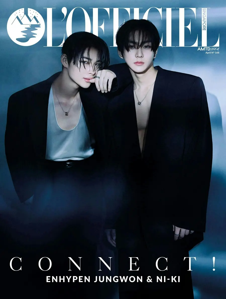 (ENHYPEN) Jungwon & Ni-Ki @ L'Officiel Singapore April 2024