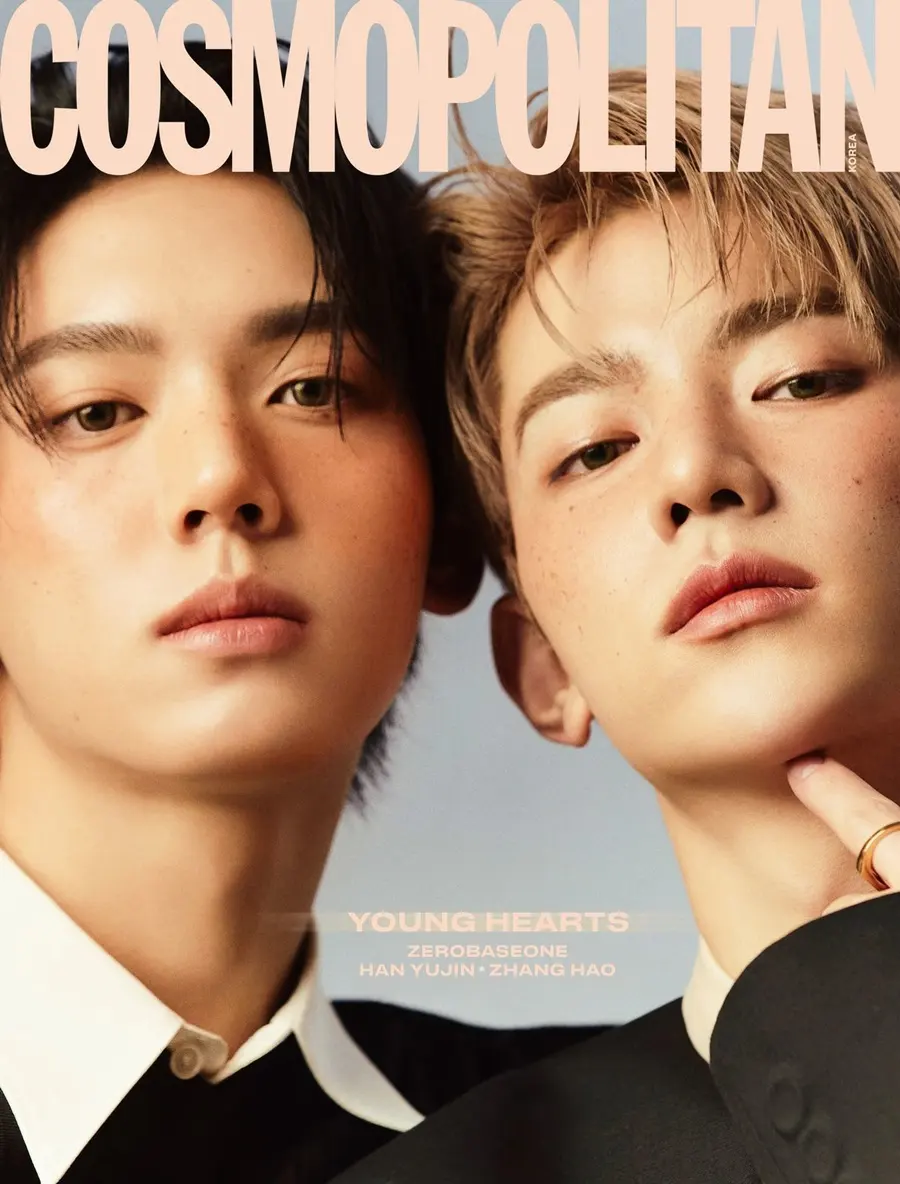 (ZB1) Zhang Hao & Han Yu Jin @ Cosmopolitan Korea April 2024