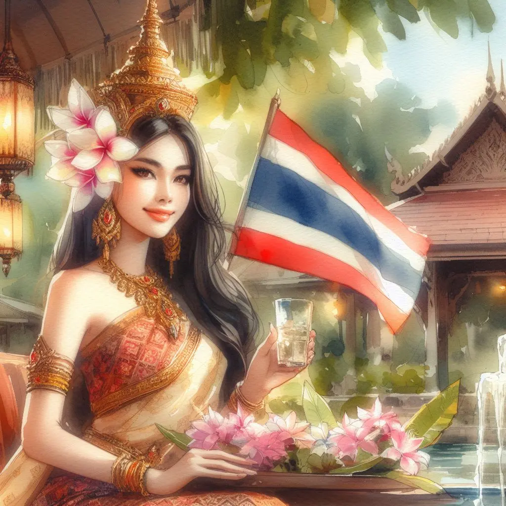 THAILAND 🇹🇭 | AI ART: Thai traditional dress