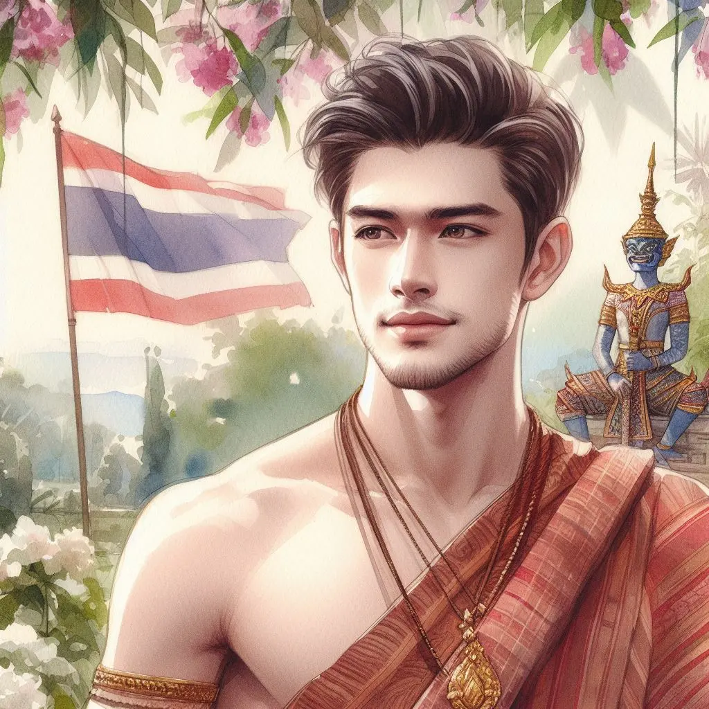 THAILAND 🇹🇭 | AI ART: Thai traditional dress