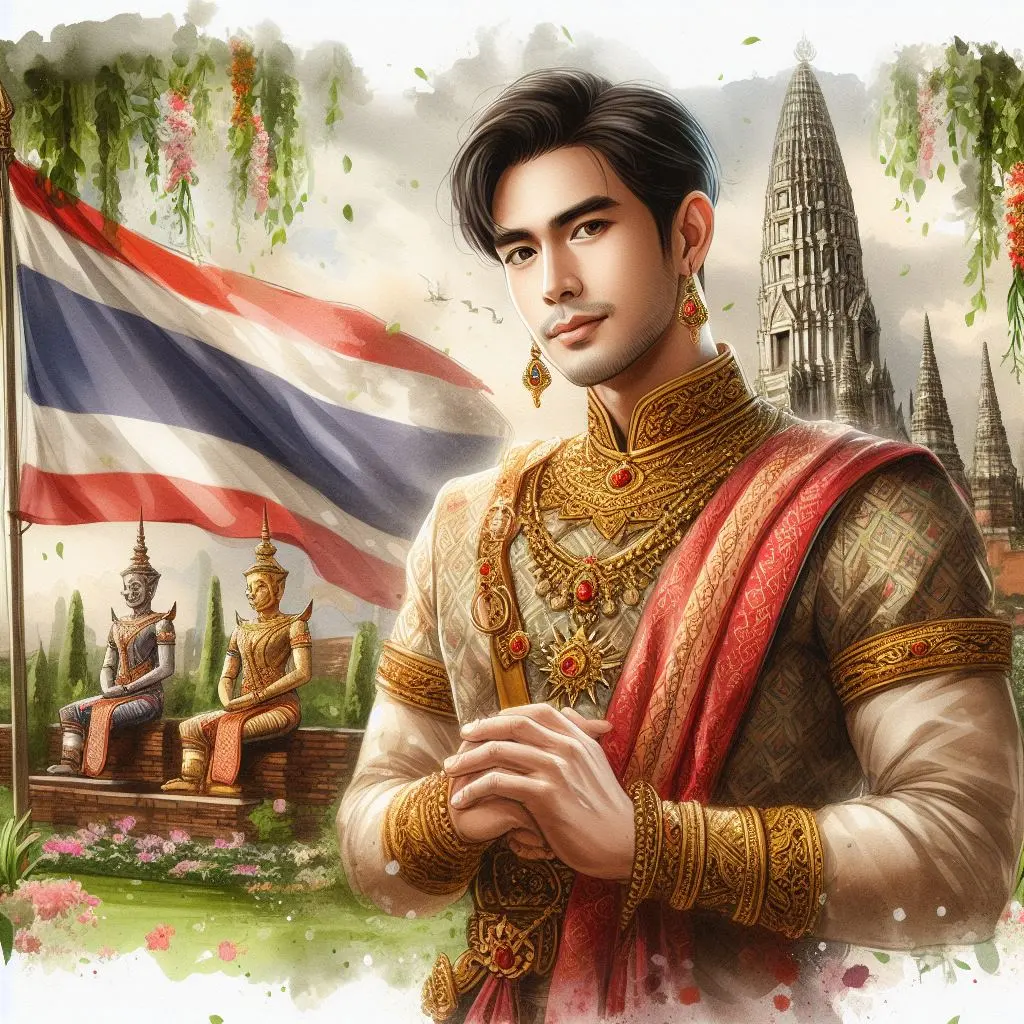 THAILAND 🇹🇭 | AI ART: Thai traditional dress