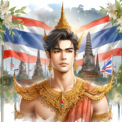 THAILAND 🇹🇭 | AI ART: Thai traditional dress
