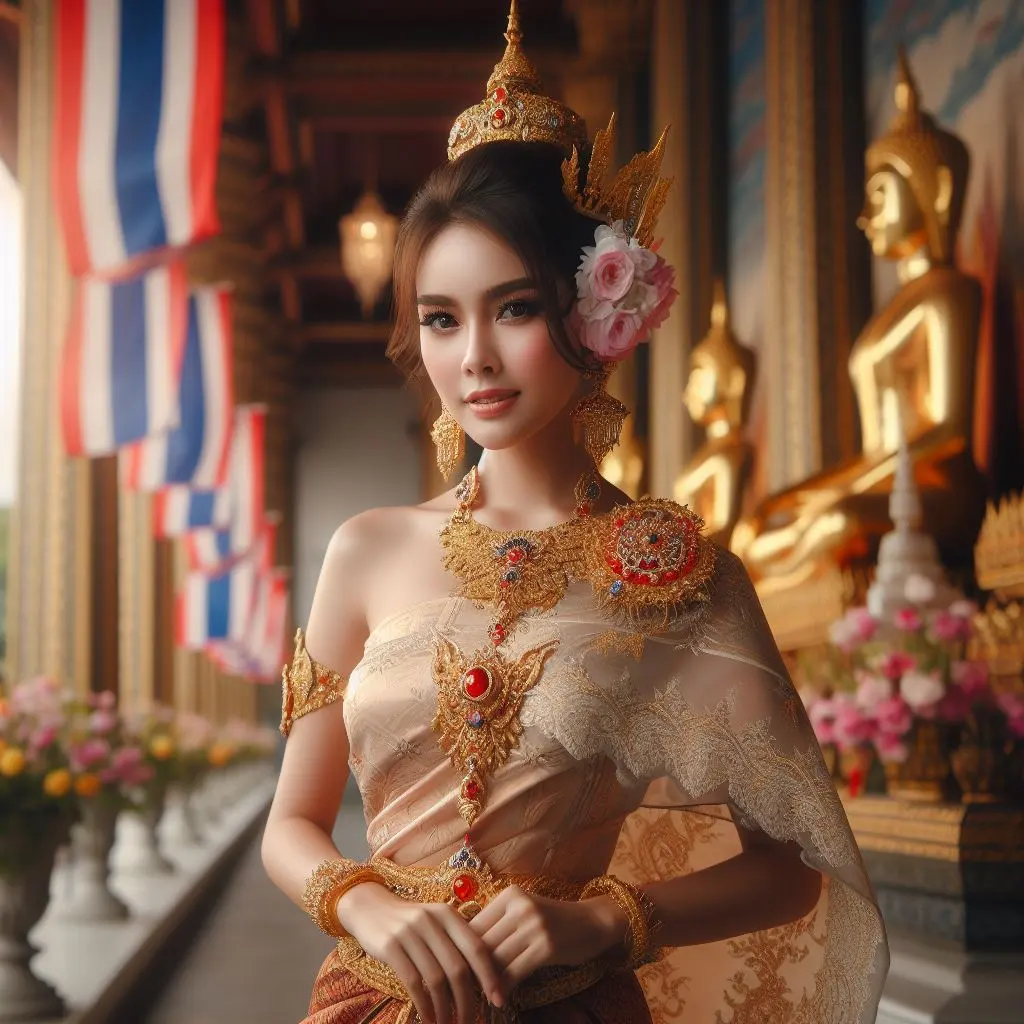 THAILAND 🇹🇭 | AI ART: Thai traditional dress ✦