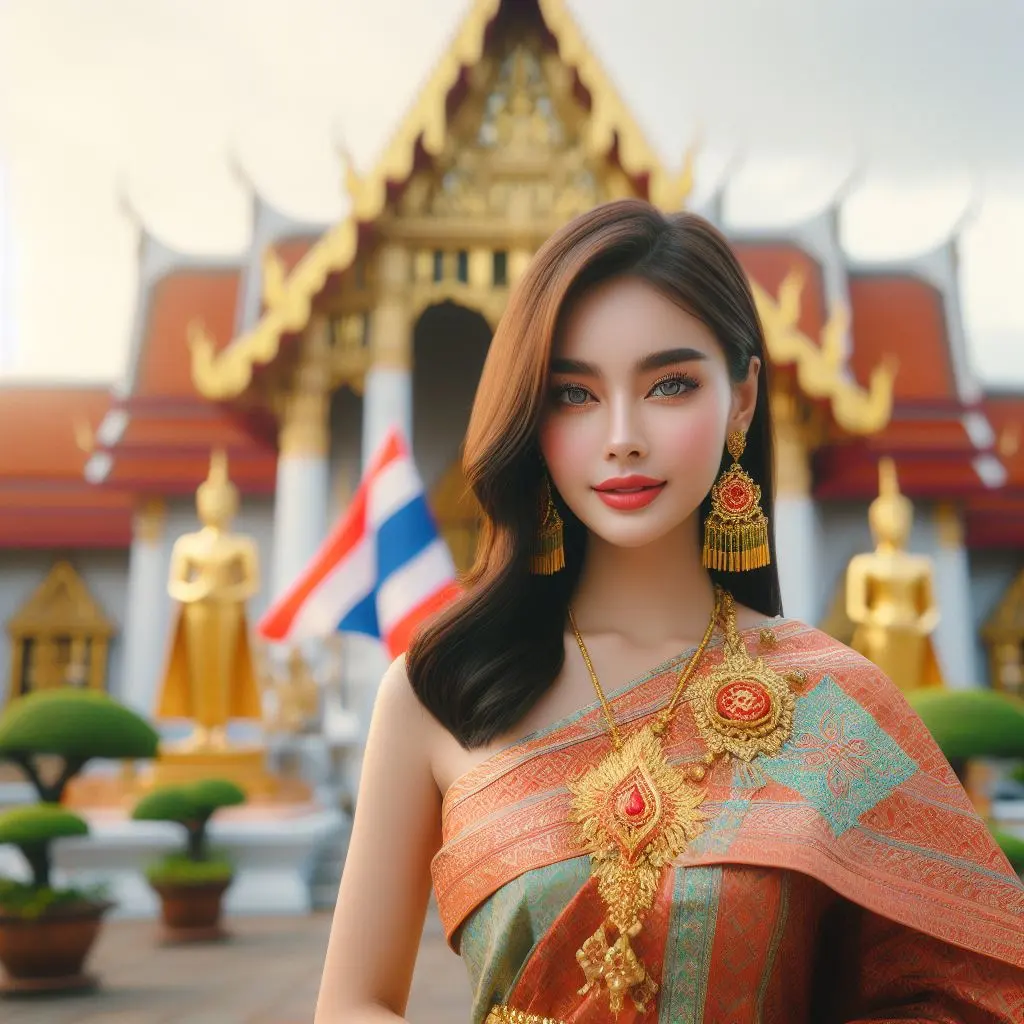 THAILAND 🇹🇭 | AI ART: Thai traditional dress ✦