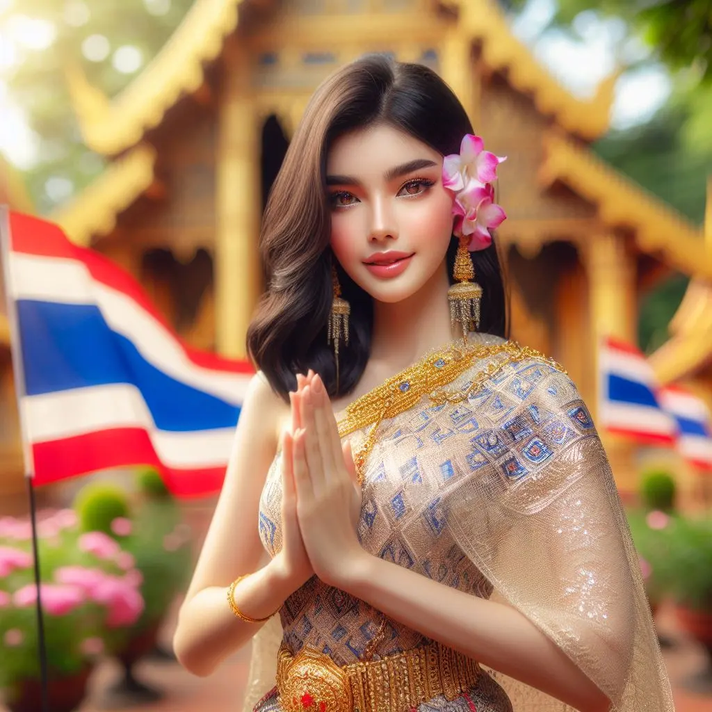 THAILAND 🇹🇭 | AI ART: Thai traditional dress ✦