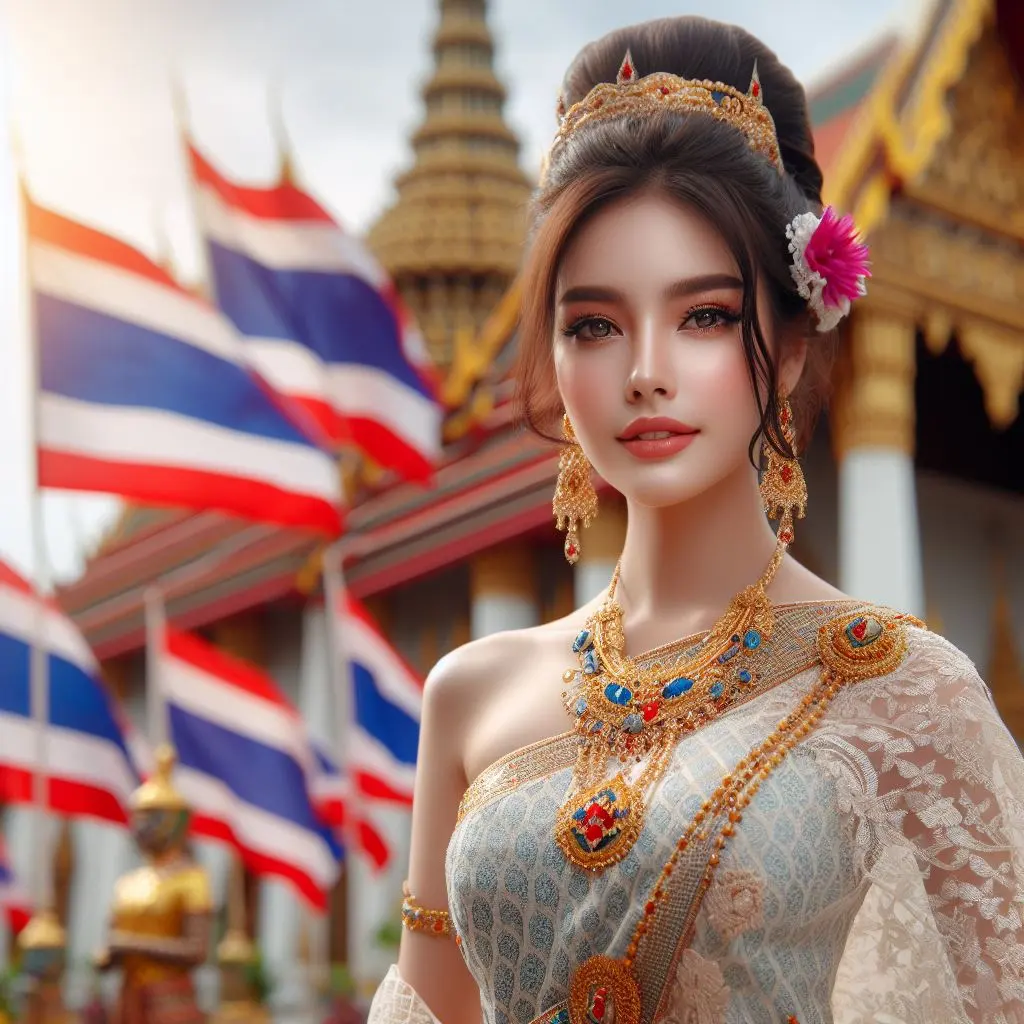 THAILAND 🇹🇭 | AI ART: Thai traditional dress ✦