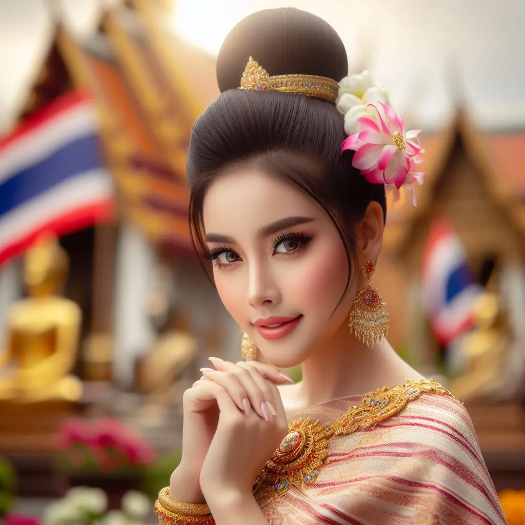 THAILAND 🇹🇭 | AI ART: Thai traditional dress ✦