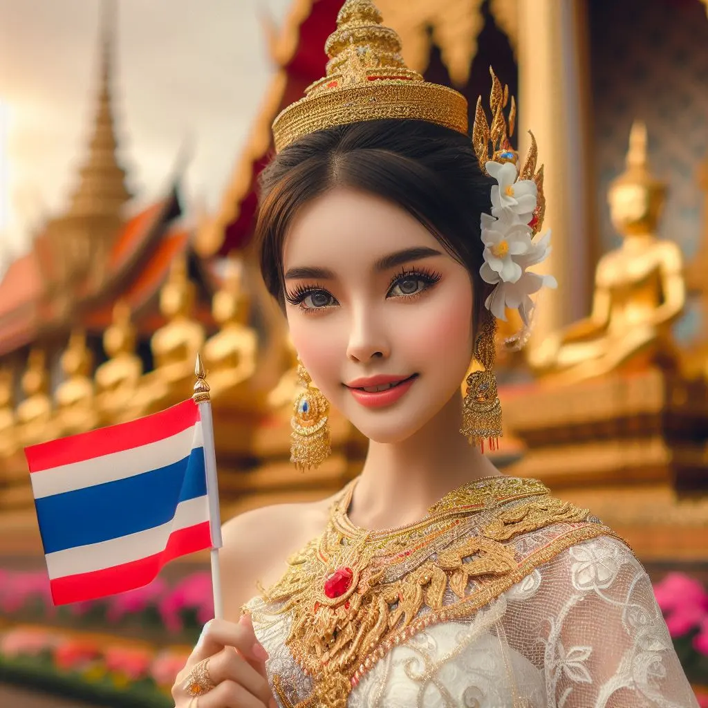 THAILAND 🇹🇭 | AI ART: Thai traditional dress