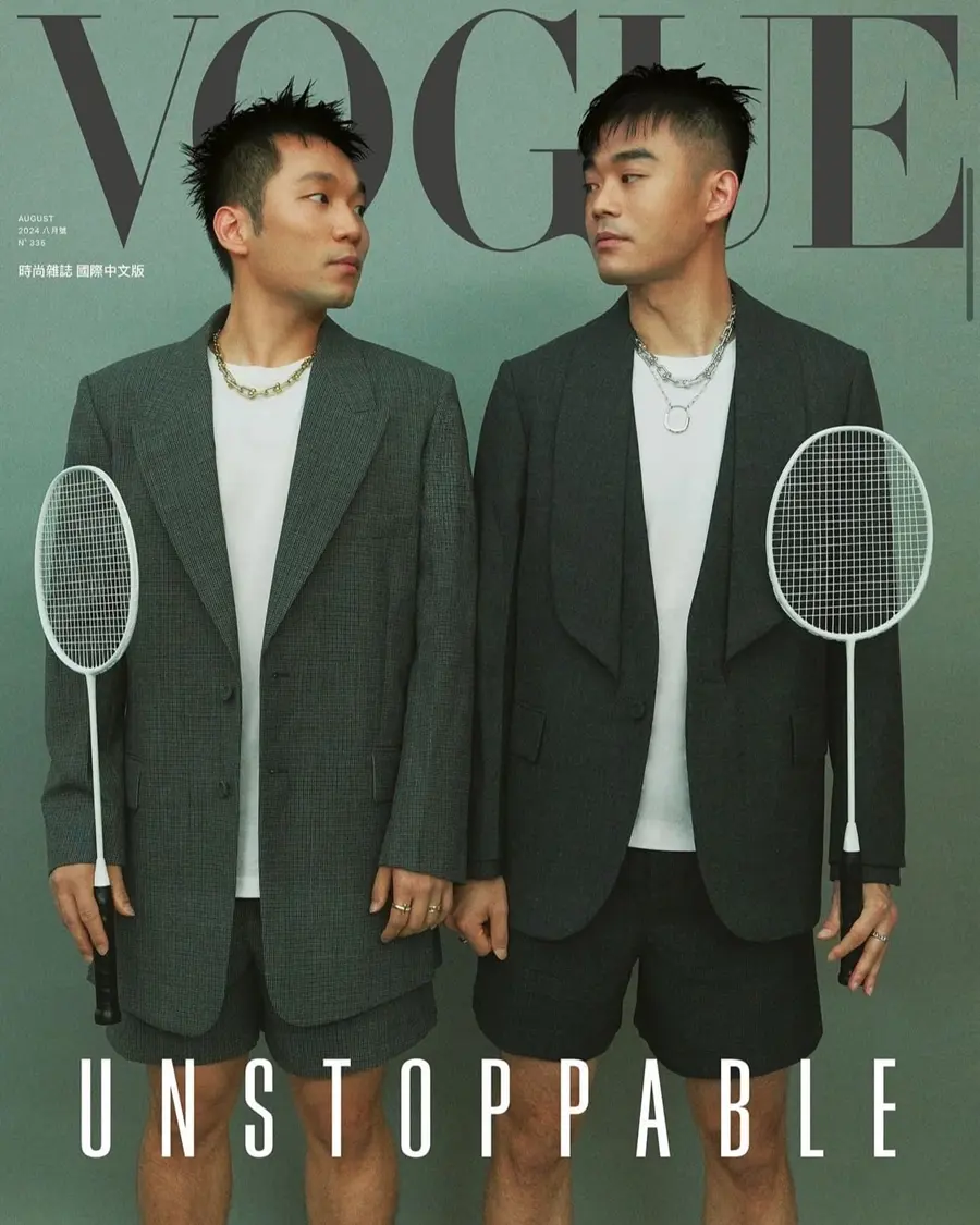 Lee Yang & Wang Chi Lin @ VOGUE Taiwan August 2024