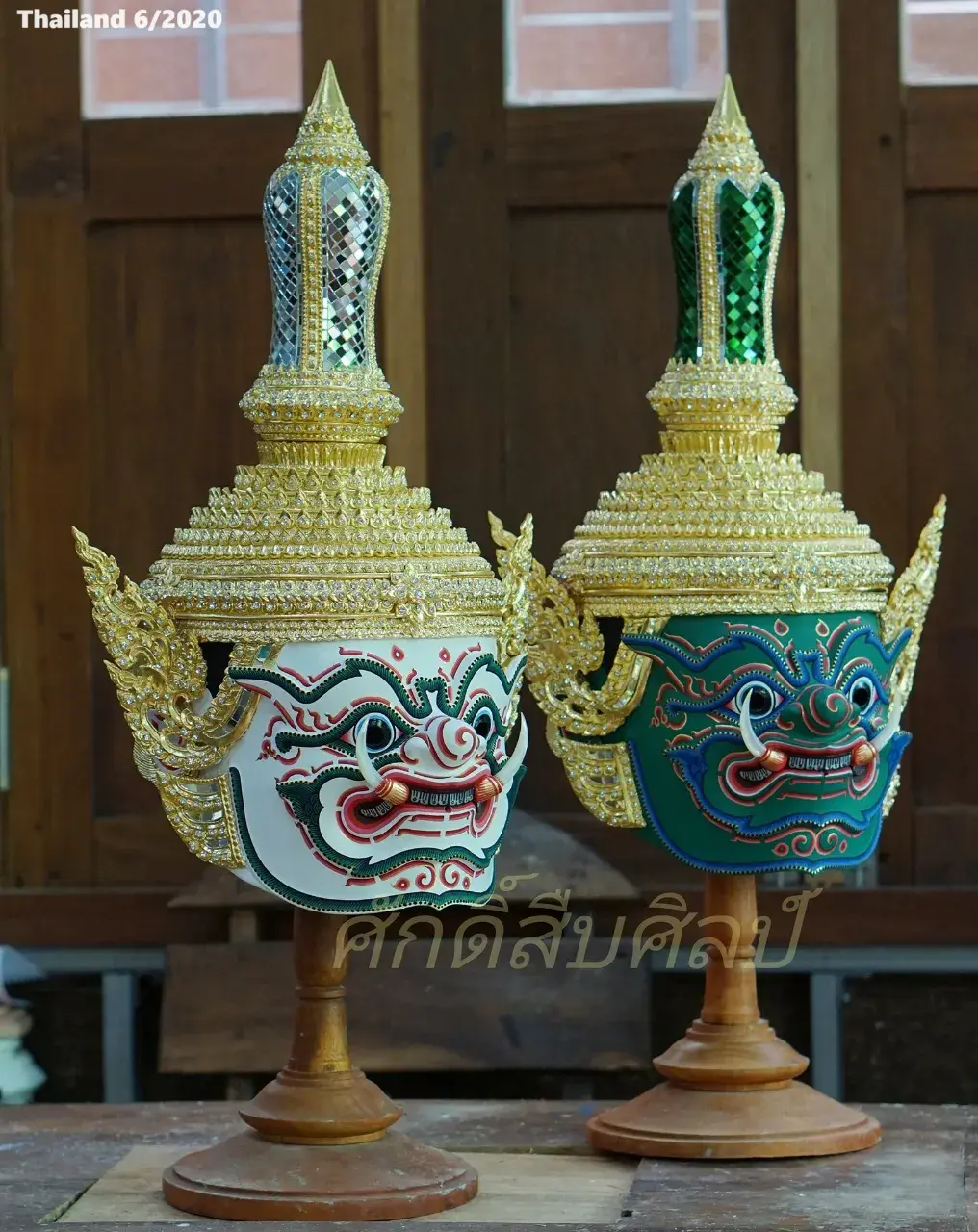 Thai Yaksha Khon Masks 🇹🇭